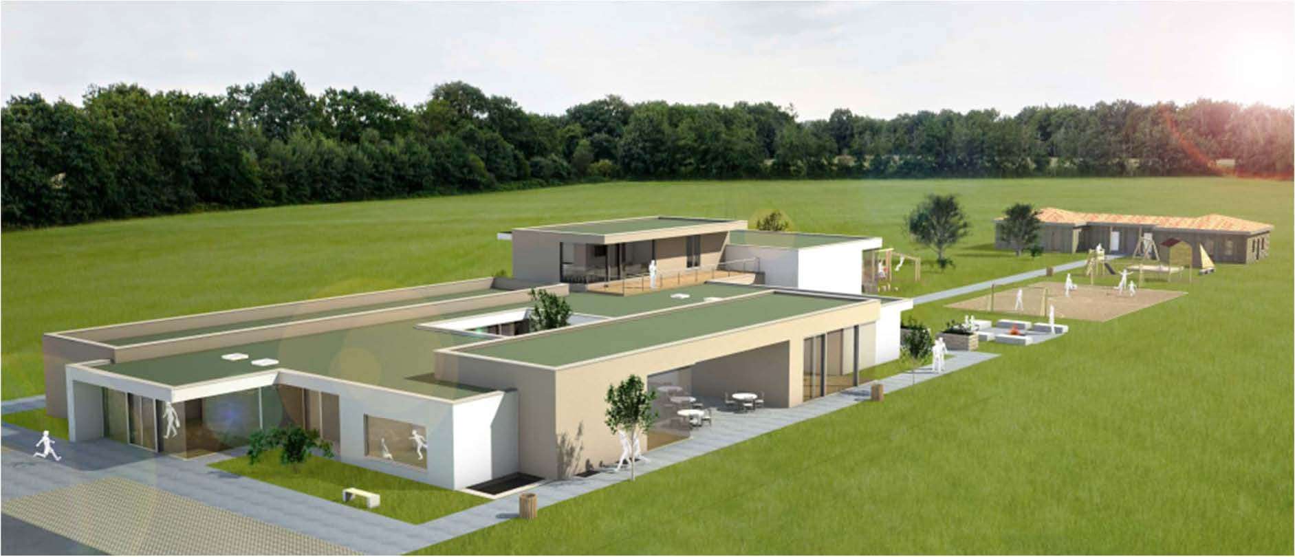 Visualisierung des VKKK Nachsorgezentrums in Brennthal